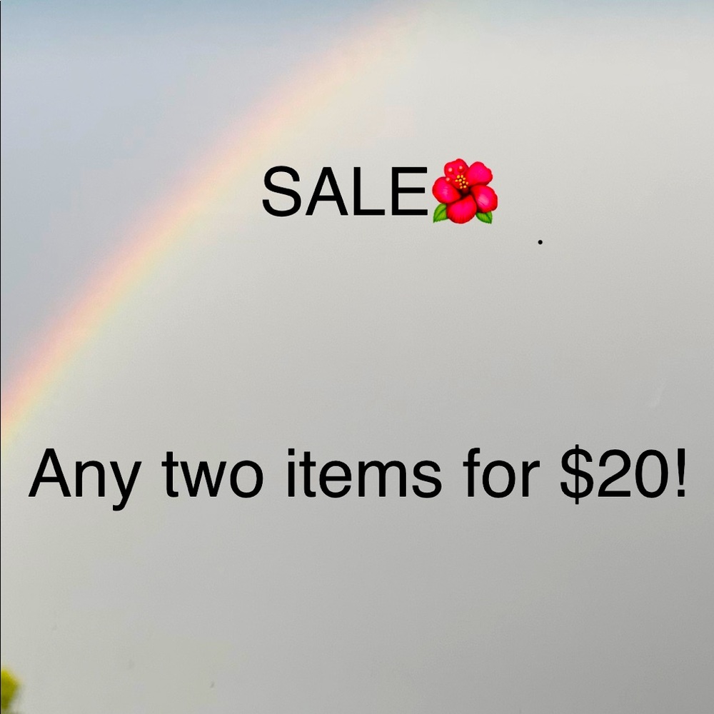 All clothing and accessories!!!